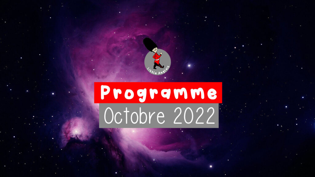 Programme octobre 2022 little anglais montpellier