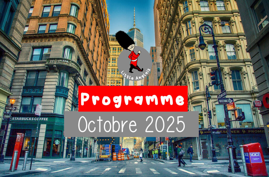 Programme ateliers et cours little anglais lorient pour enfants et adolescents morbihan bretagne octobre 2025
